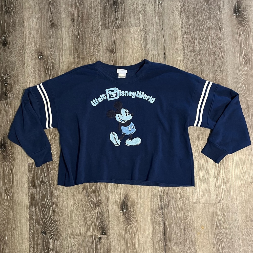 Walt Disney World Embroidered Cropped Crewneck